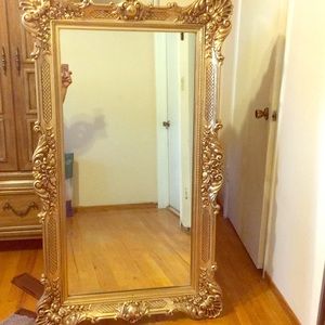 Large wall mirror